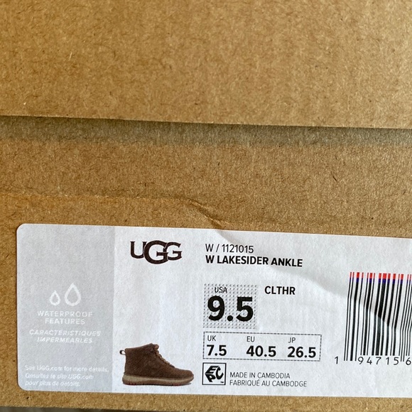 🌿UGG🌿 W LAKESIDER ANKLE BOOTS - Picture 16 of 16